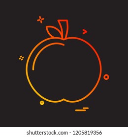 Fruits icon design vector 