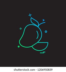 Fruits icon design vector