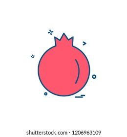Fruits icon design vector