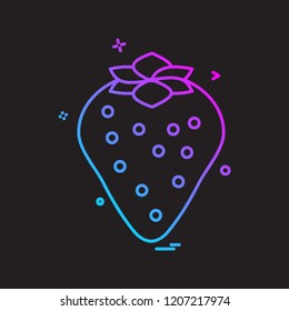 Fruits icon design vector