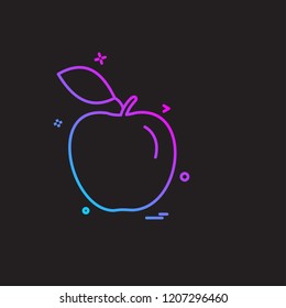 Fruits icon design vector