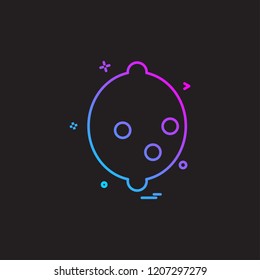 Fruits icon design vector