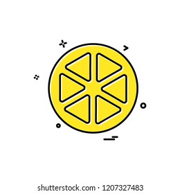 Fruits icon design vector