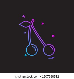 Fruits icon design vector