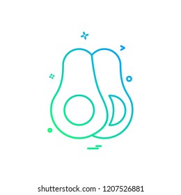 Fruits icon design vector