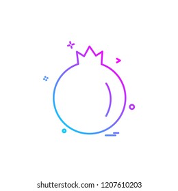 Fruits icon design vector