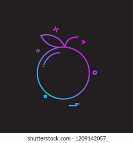 Fruits icon design vector