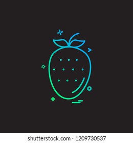 Fruits icon design vector