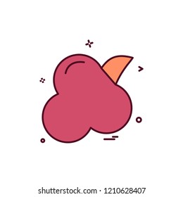 Fruits icon design vector