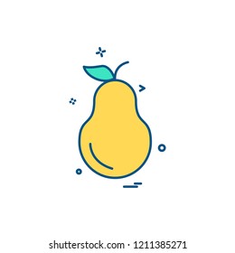 Fruits icon design vector