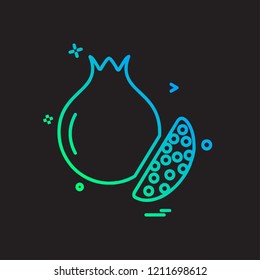 Fruits icon design vector