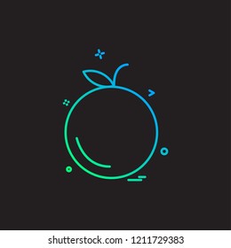 Fruits icon design vector