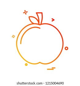 Fruits icon design vector 