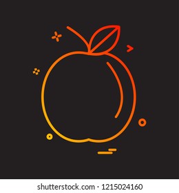 Fruits icon design vector 