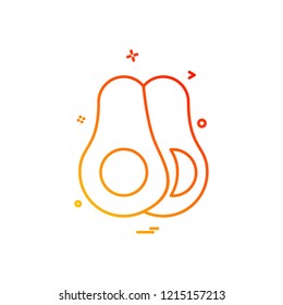 Fruits icon design vector