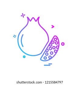 Fruits icon design vector