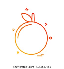 Fruits icon design vector 