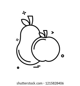 Fruits icon design vector