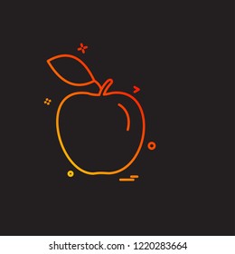 Fruits icon design vector