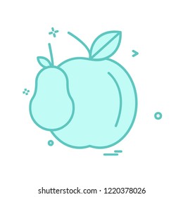 Fruits icon design vector
