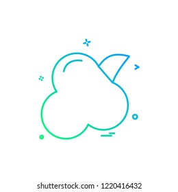 Fruits icon design vector