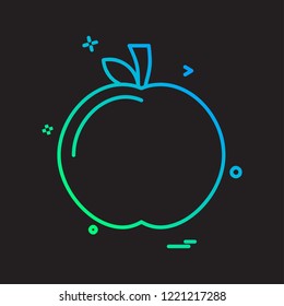 Fruits icon design vector 