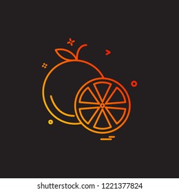 Fruits icon design vector