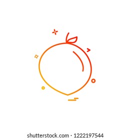 Fruits icon design vector
