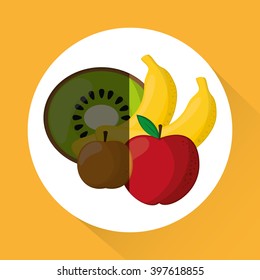 Fruits icon design, Vector illustration