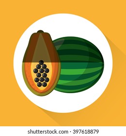 Fruits icon design, Vector illustration