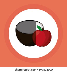 Fruits icon design, Vector illustration