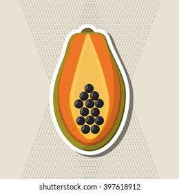 Fruits icon design, Vector illustration
