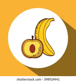 Fruits icon design, vector illustration