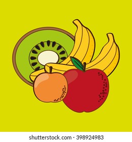 Fruits icon design, vector illustration
