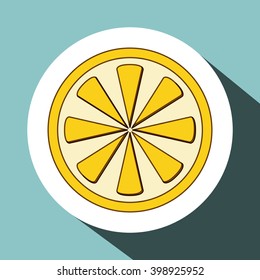 Fruits icon design, vector illustration
