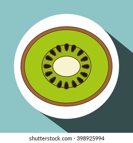 Fruits icon design, vector illustration
