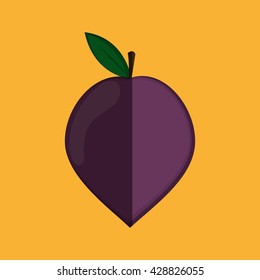 Fruits icon design, vector illustration