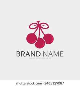 Fruits icon and Fruit logo design fresh fruits tropical nature food vector illustration