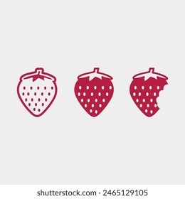 Fruits icon and Fruit logo design fresh fruits tropical nature food vector illustration