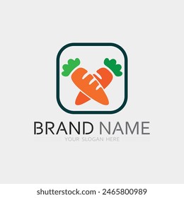 Fruits icon and Fruit logo design fresh fruits tropical nature food vector illustration