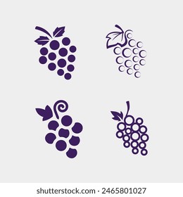 Fruits icon and Fruit logo design fresh fruits tropical nature food vector illustration