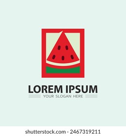 Icono de frutas y diseño de logotipo de frutas frescas Ilustración vectorial de alimentos de naturaleza tropical