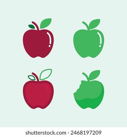 Fruits icon and Fruit logo design fresh fruits tropical nature food vector illustration