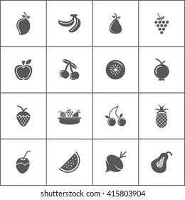 Fruits Icon Set