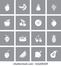 Fruits Icon Set