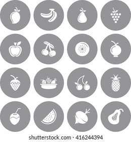 Fruits Icon Set