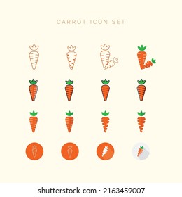 Fruits icon set collection vector 