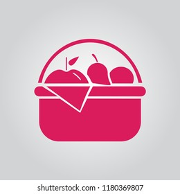 Fruits icon vector