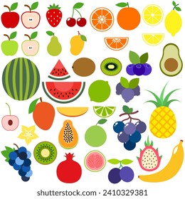 Fruits icon vector. Food illustration sign. Vitamins symbol. Vegetarian logo.
