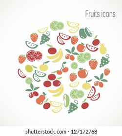 Fruits icons